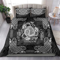 Personalized Anglesey Ynys Mon Bedding Set Black Standing Stone Celtic-inspired - Wonder Print Shop