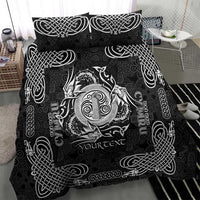 Personalized Anglesey Ynys Mon Bedding Set Black Standing Stone Celtic-inspired - Wonder Print Shop