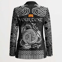 Personalized Anglesey Ynys Mon Blazer Black Standing Stone Celtic-inspired - Wonder Print Shop