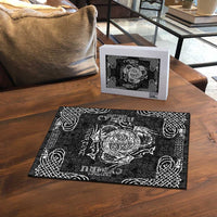 Personalized Anglesey Ynys Mon Puzzle Black Standing Stone Celtic-inspired - Wonder Print Shop