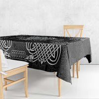 Personalized Anglesey Ynys Mon Tablecloth Black Standing Stone Celtic-inspired - Wonder Print Shop