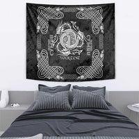Personalized Anglesey Ynys Mon Tapestry Black Standing Stone Celtic-inspired - Wonder Print Shop