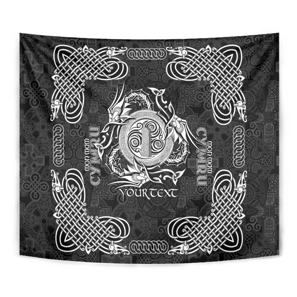 Personalized Anglesey Ynys Mon Tapestry Black Standing Stone Celtic-inspired - Wonder Print Shop