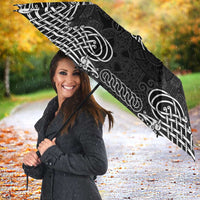 Personalized Anglesey Ynys Mon Umbrella Black Standing Stone Celtic-inspired - Wonder Print Shop