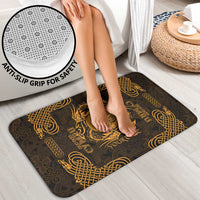 Personalized Anglesey Ynys Mon Bathroom Set Gold Standing Stone Celtic-inspired - Wonder Print Shop