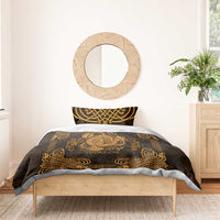 Personalized Anglesey Ynys Mon Bedding Set Gold Standing Stone Celtic-inspired - Wonder Print Shop