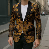 Personalized Anglesey Ynys Mon Blazer Gold Standing Stone Celtic-inspired - Wonder Print Shop
