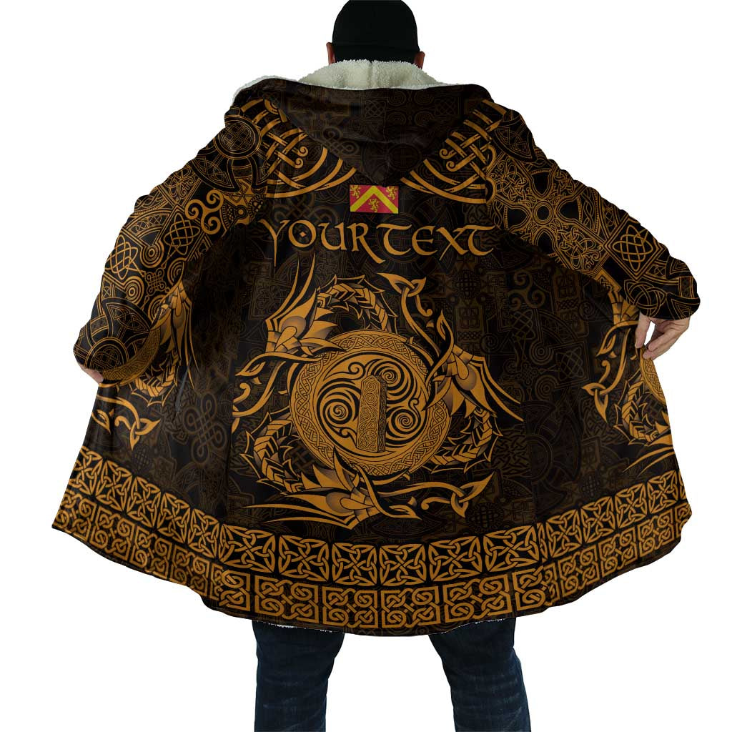 Personalized Anglesey Ynys Mon Cloak Gold Standing Stone Celtic-inspired - Wonder Print Shop