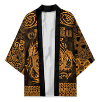 Personalized Anglesey Ynys Mon Kimono Gold Standing Stone Celtic-inspired - Wonder Print Shop