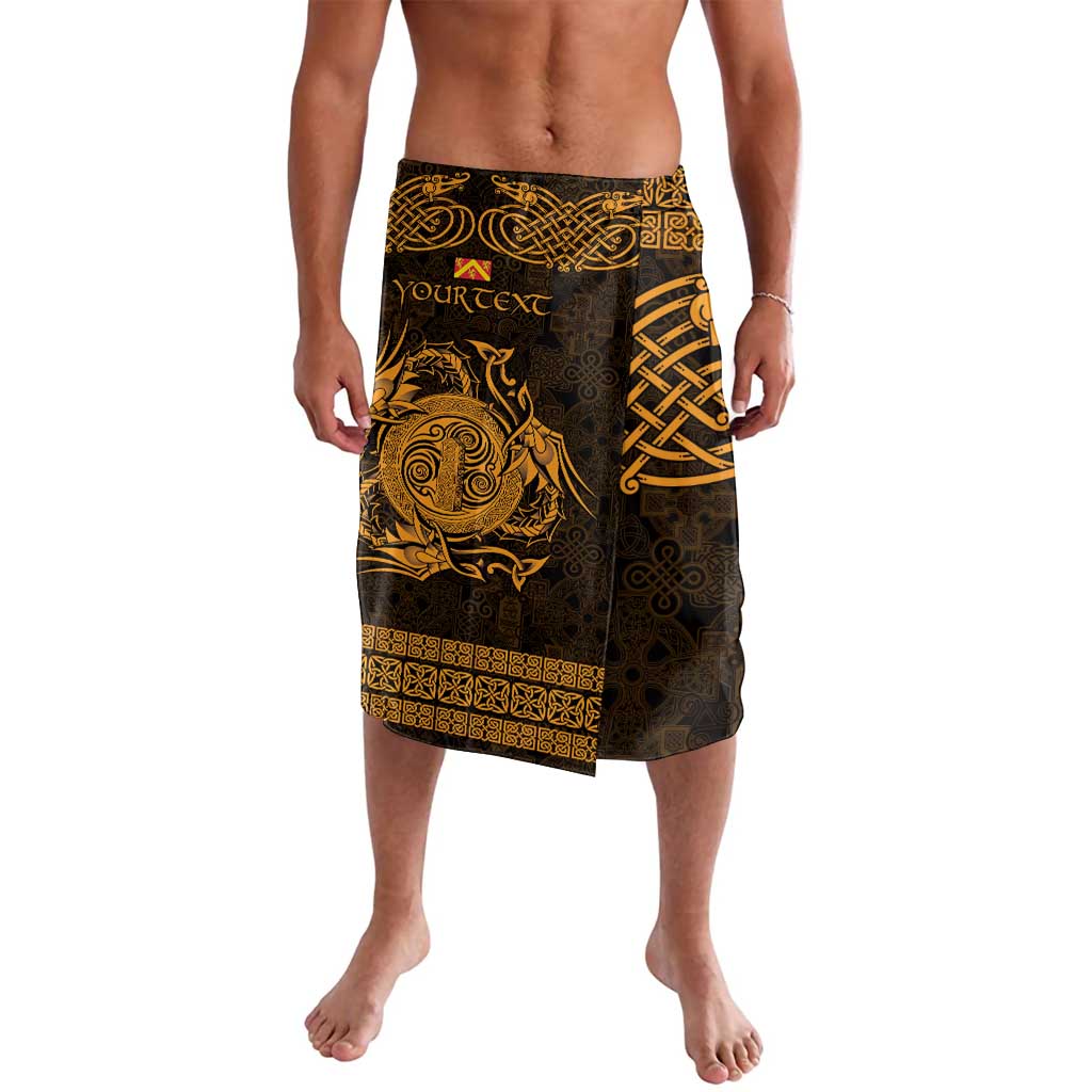 Personalized Anglesey Ynys Mon Lavalava Gold Standing Stone Celtic-inspired - Wonder Print Shop