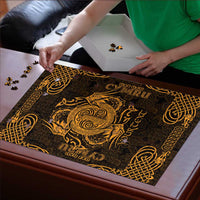 Personalized Anglesey Ynys Mon Puzzle Gold Standing Stone Celtic-inspired - Wonder Print Shop