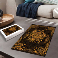 Personalized Anglesey Ynys Mon Puzzle Gold Standing Stone Celtic-inspired - Wonder Print Shop