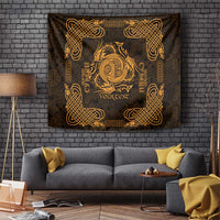 Personalized Anglesey Ynys Mon Tapestry Gold Standing Stone Celtic-inspired - Wonder Print Shop