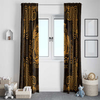 Personalized Anglesey Ynys Mon Window Curtain Gold Standing Stone Celtic-inspired - Wonder Print Shop