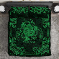 Personalized Anglesey Ynys Mon Bedding Set Green Standing Stone Celtic-inspired - Wonder Print Shop