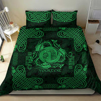 Personalized Anglesey Ynys Mon Bedding Set Green Standing Stone Celtic-inspired - Wonder Print Shop