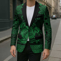 Personalized Anglesey Ynys Mon Blazer Green Standing Stone Celtic-inspired - Wonder Print Shop