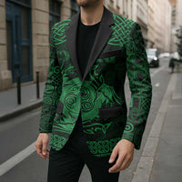 Personalized Anglesey Ynys Mon Blazer Green Standing Stone Celtic-inspired - Wonder Print Shop