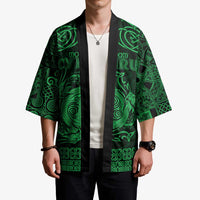 Personalized Anglesey Ynys Mon Kimono Green Standing Stone Celtic-inspired - Wonder Print Shop