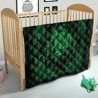 Personalized Anglesey Ynys Mon Quilt Green Standing Stone Celtic-inspired - Wonder Print Shop