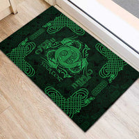 Personalized Anglesey Ynys Mon Rubber Doormat Green Standing Stone Celtic-inspired - Wonder Print Shop
