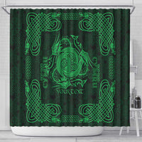 Personalized Anglesey Ynys Mon Shower Curtain Green Standing Stone Celtic-inspired - Wonder Print Shop
