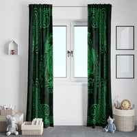 Personalized Anglesey Ynys Mon Window Curtain Green Standing Stone Celtic-inspired - Wonder Print Shop