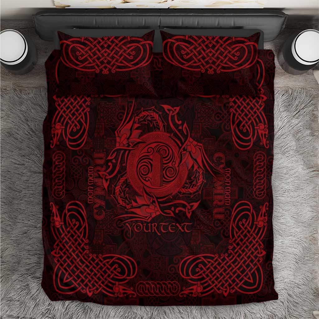 Personalized Anglesey Ynys Mon Bedding Set Red Standing Stone Celtic-inspired - Wonder Print Shop