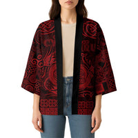 Personalized Anglesey Ynys Mon Kimono Red Standing Stone Celtic-inspired - Wonder Print Shop