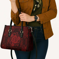 Personalized Anglesey Ynys Mon Leather Bag Red Standing Stone Celtic-inspired - Wonder Print Shop