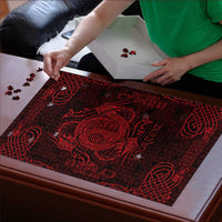 Personalized Anglesey Ynys Mon Puzzle Red Standing Stone Celtic-inspired - Wonder Print Shop
