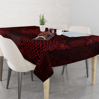 Personalized Anglesey Ynys Mon Tablecloth Red Standing Stone Celtic-inspired - Wonder Print Shop