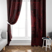 Personalized Anglesey Ynys Mon Window Curtain Red Standing Stone Celtic-inspired - Wonder Print Shop