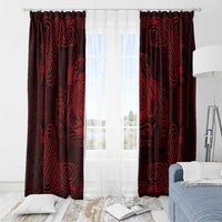 Personalized Anglesey Ynys Mon Window Curtain Red Standing Stone Celtic-inspired - Wonder Print Shop