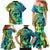 Malampa Fiji Day Family Matching Mermaid Dress and Hawaiian Shirt Vanuatu Sand Drawing With Polynesian Pattern LT9 - Wonder Print Shop