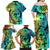 Malampa Fiji Day Family Matching Off Shoulder Maxi Dress and Hawaiian Shirt Vanuatu Sand Drawing With Polynesian Pattern LT9 - Wonder Print Shop