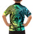 Malampa Fiji Day Family Matching Off Shoulder Short Dress and Hawaiian Shirt Vanuatu Sand Drawing With Polynesian Pattern LT9 - Wonder Print Shop