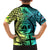 Malampa Fiji Day Family Matching Short Sleeve Bodycon Dress and Hawaiian Shirt Vanuatu Sand Drawing With Polynesian Pattern - Wonder Print Shop