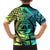 Malampa Fiji Day Kid Hawaiian Shirt Vanuatu Sand Drawing With Polynesian Pattern - Wonder Print Shop