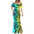 Malampa Fiji Day Mermaid Dress Vanuatu Sand Drawing With Polynesian Pattern - Wonder Print Shop