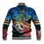 Torba Vanuatu Baseball Jacket Sand Drawing With Polynesian Pattern LT9 - Wonder Print Shop