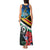 Torba Vanuatu Tank Maxi Dress Sand Drawing With Polynesian Pattern - Wonder Print Shop