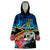 Torba Vanuatu Wearable Blanket Hoodie Sand Drawing With Polynesian Pattern - Wonder Print Shop