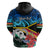 Personalised Torba Vanuatu Hoodie Sand Drawing With Polynesian Pattern - Wonder Print Shop