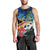 Personalised Torba Vanuatu Men Tank Top Sand Drawing With Polynesian Pattern - Wonder Print Shop