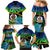 Malampa Day Family Matching Mermaid Dress and Hawaiian Shirt Vanuatu Flowers with Malampa Emblem Tribal Pattern LT9 - Wonder Print Shop