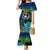 Malampa Day Family Matching Mermaid Dress and Hawaiian Shirt Vanuatu Flowers with Malampa Emblem Tribal Pattern LT9 - Wonder Print Shop