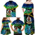 Malampa Day Family Matching Off Shoulder Maxi Dress and Hawaiian Shirt Vanuatu Flowers with Malampa Emblem Tribal Pattern LT9 - Wonder Print Shop