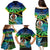 Malampa Day Family Matching Puletasi Dress and Hawaiian Shirt Vanuatu Flowers with Malampa Emblem Tribal Pattern - Wonder Print Shop