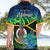 Malampa Day Hawaiian Shirt Vanuatu Flowers with Malampa Emblem Tribal Pattern - Wonder Print Shop